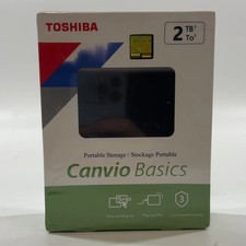 Toshiba Canvio Basics Portable Storage 2TB HDD HDTB520YK3AA