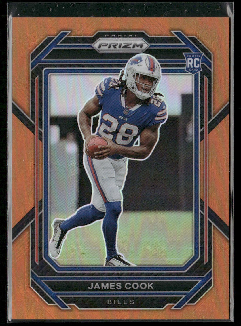 James Cook Panini Prizm #319 Orange