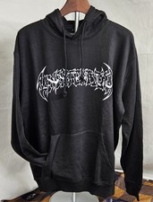 Men's Unintended Pullover Hoodie Sweatshirt Unintended Logo Size XL Black