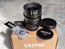 Dzofilm V04021PL Vespid Prime 40mm T2.1 Cinema Lens for PL & EF Mount - Black
