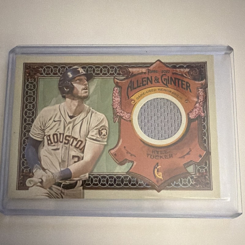 Topps 2022 Allen & Ginter Kyle Tucker Houston Astros Relic Memorabilia #AGRA-KT