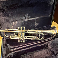 Benge Leonore 90 Bb Trumpet Silver Plated High Polish w/ Case