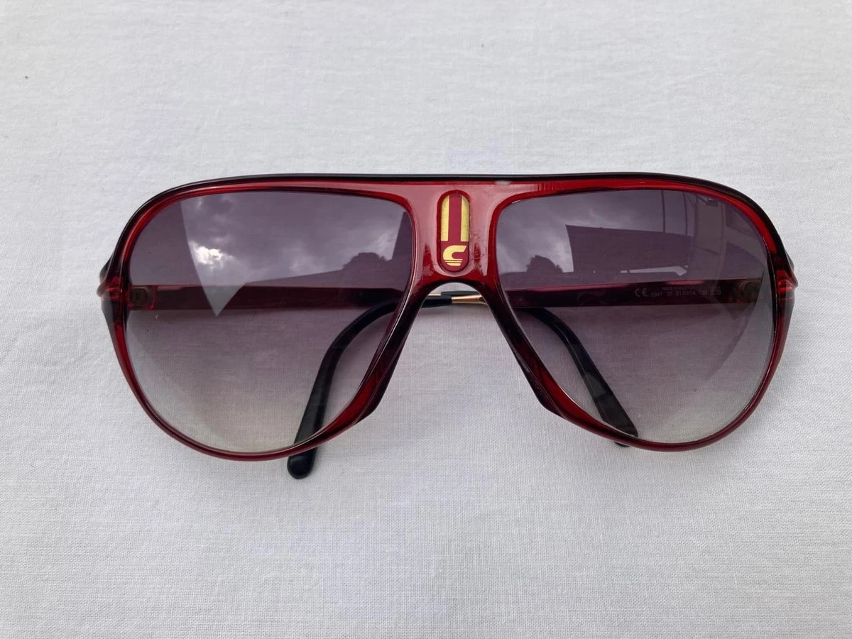 Carrera 1007/S Aviator Sunglasses Red Frame Gray Gradient Lens UV 140mm Amazon.com: Carrera Men main image 3