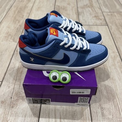 Nike SB Dunk Pro Low Why So Sad.? Blue Red Yellow NEW Shoes Men s Size 11