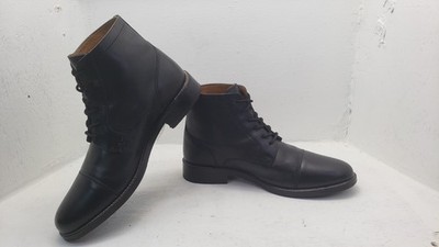 Bocage Women s Karami Black Leather  Ankl Chelsea Boots Size: 8.5 