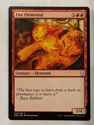 Fire Elemental - Dominaria - Magic the Gathering MTG Nice!
