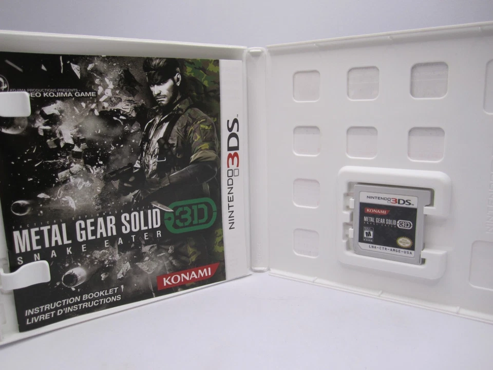 Metal Gear Solid 3D: Snake Eater (Nintendo 3DS) Completo En Caja - PROBADO Auténtico Foto 3 de 4