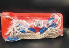 Red Garden Swing Set with Hight Adjusting Rope Swing Seat