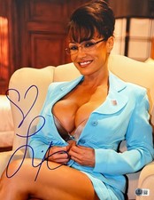 Hot Sexy Lisa Ann Signed 11x14 Photo Adult Star Authentic Autograph Beckett