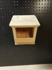 Very simple 100 western red cedar hanging bird feeder - super easy install