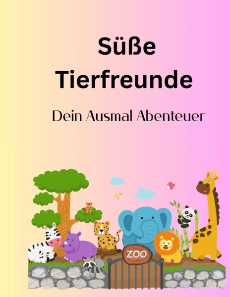 Ausmalbuch FüR Kinder Ab 2 Jahren – 72 Tierbilder – Malbuch, Zeichnen,-image