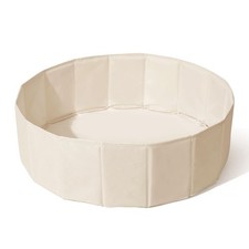 TRENDPLAY 80-a 31 Inch Beige Ball Pits Toddlers Dogs Cats Collapsible Storage
