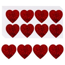 240 Pcs Red Heart Stickers 1.5" Self-Adhesive Love Labels for Wedding