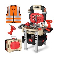Toddler Tool Bench Set, 79pcs Pretend Construction Toy Set with Dri... Fast Ship