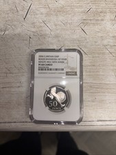 Britain 50 pence First Sub Four Minute Mile PR68 PCGS silver coin 2004