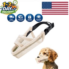 Adjustable Nylon Muzzle for Small Breeds, Soft and Breathable - Anti-Barking XXS