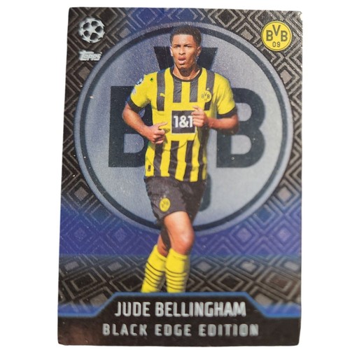 2022-23 Topps Match Attax Jude Bellingham Black Edge #468 Borussia Dortmund