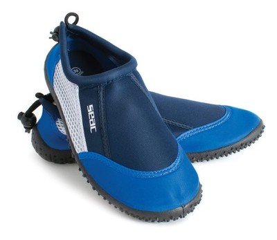 SEAC Reef Badeschuhe schnelltrocknend blau Gr. 44 für Schwimmbad &