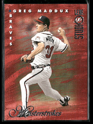 1996 Studio #8 Greg Maddux Masterstrokes #/5000