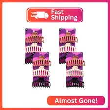 Goody Classics Large Sprial Claw Clips - 12-Pack, Assorted Colors - Great for Ea