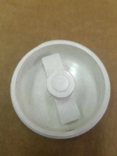 Jones Stephens P49-920 2" PVC DWV Countersunk Cleanout  Plug With Brass Insert - Picture 2 of 3