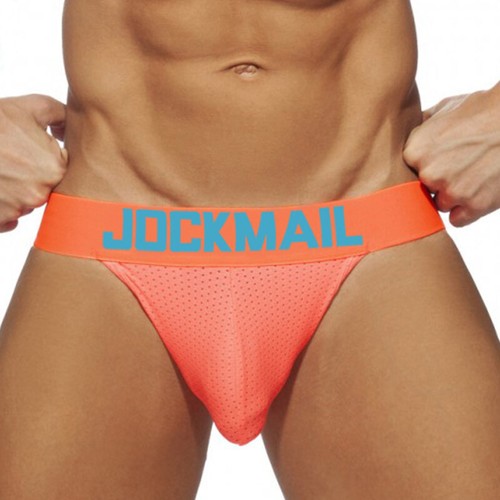 JOCKMAIL Men's Sexy Jockstrap Underwear Mesh Pouch Backless Briefs Quick Dry NEW - Picture 3 of 9