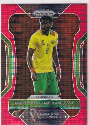 Panini Prizm World Cup Qatar 2022 38 Andre-Frank Zambo Anguissa Red Pulsar 30/99