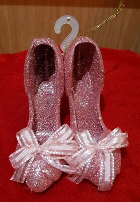 pink high heel ornament