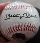 MICKEY MANTLE COMMEMORATIVE MINI PLATE AND TRIPLE CROWN BASEBALL YANKEES MLB HOF — photo 7