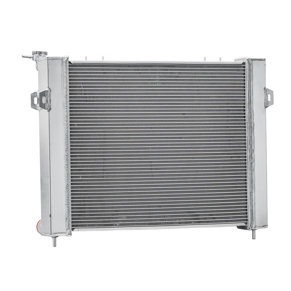 Radiador de aluminio de 4 filas apto para Jeep Grand Cherokee/Grand Wagoneer 1993-1997 5,2 L V8 Foto 4 de 4
