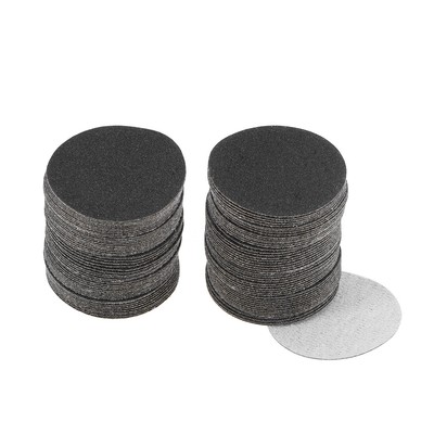 100Pcs 2-Inch Hook and Loop Sanding Disc Wet / Dry Silicon Carbide 180 Grit