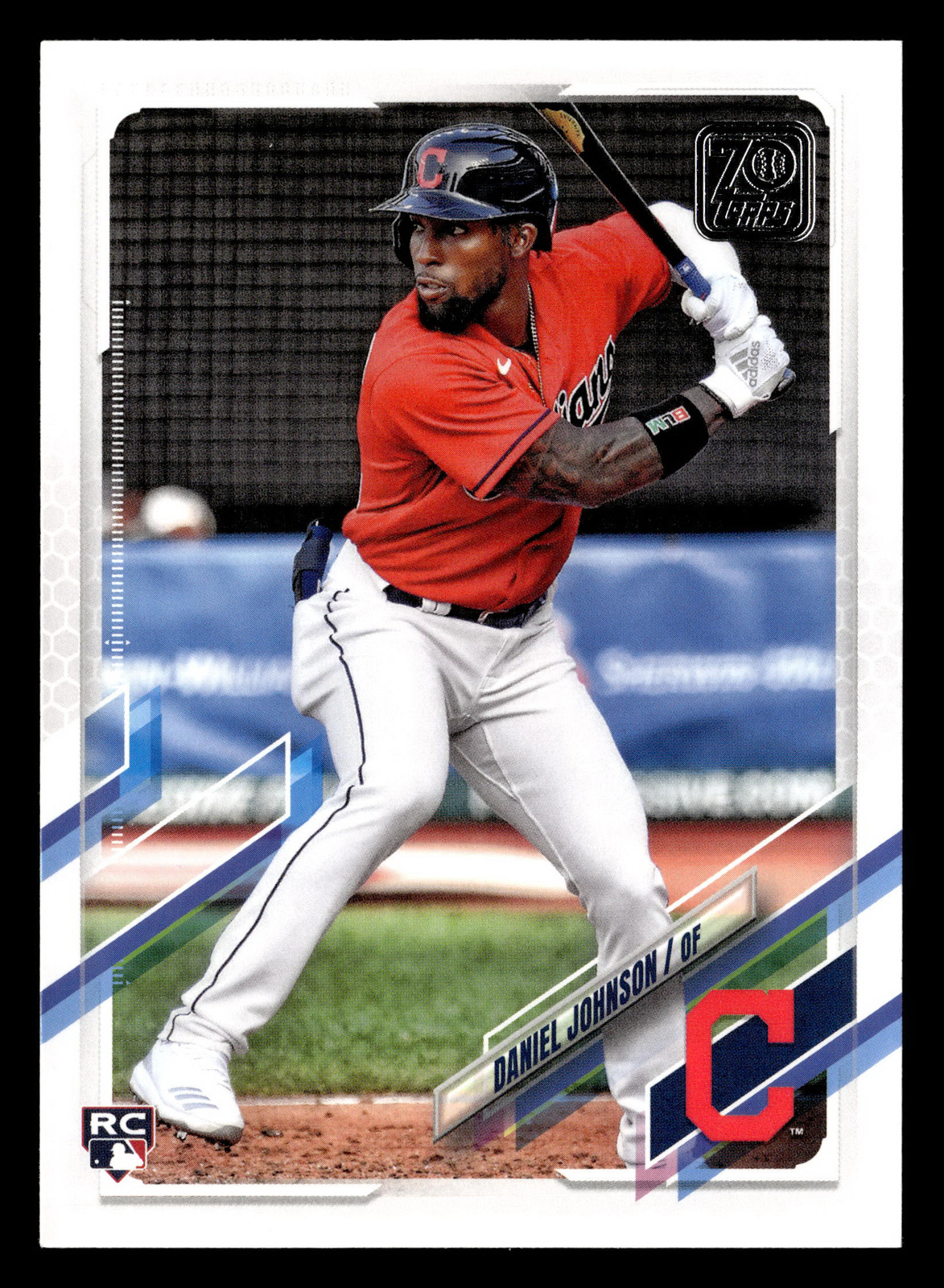 Daniel Johnson 2021 Topps #103 Cleveland Indians ROOKIE Buy10get5FREE