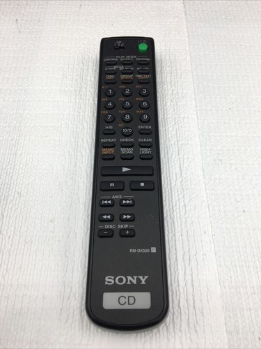 Original Sony RM-DX300 Remote Control For CD Player Genuine OEM TESTED WORKS