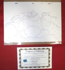 Marvel HULK and the AGENTS of SMASH Animation Drawing ART 14x10 w COA Boarded #5