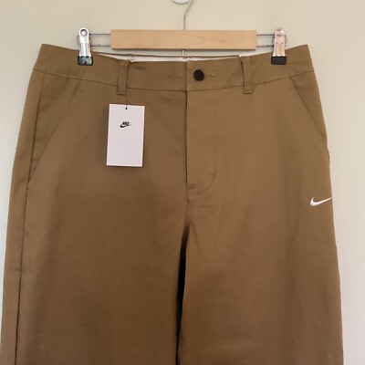 Nike Life Chino Pants Mens 32 Unlined Cotton Loose Fit DX6027-258
