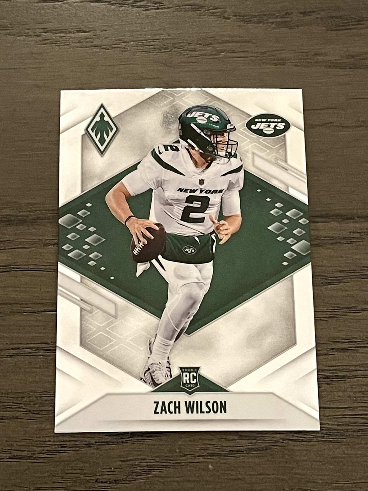 2021 Panini Phoenix Zach Wilson RC #102 New York Jets