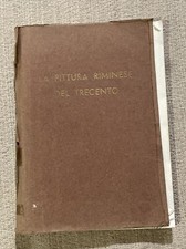 Italian Renaissance Art Book La Pittura Riminese Del Trecento Giorgio Pasini