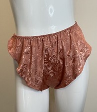 Vintage Victoria's Secret Gold Label Satin Tap Panties Flutter Shorts Sissy L