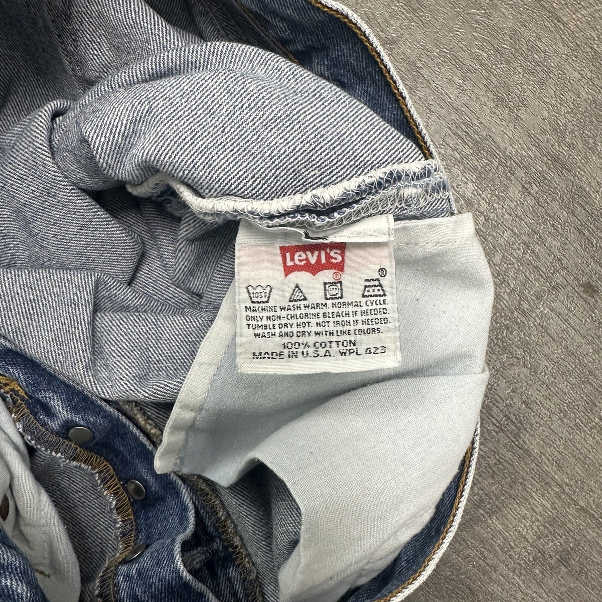 VTG 90s Levi's Jeans Men's 32 x 34 501 XX Straight Leg Blue Denim