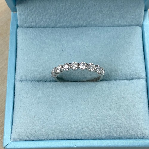 Bague anniversaire en diamant cultivé en laboratoire 1 carat 9 pierres or 14 carats - Photo 25 sur 34