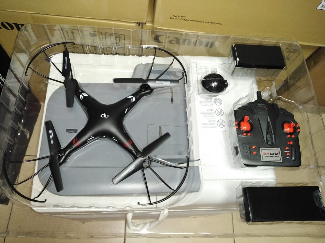 4CH WiFi Drone with LED Lights 2.4GHz Remote Control Quadcopter-image