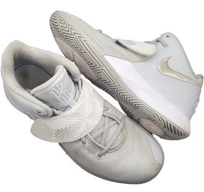 all white kyrie flytrap