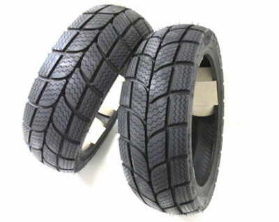 Winter Reifen Satz 3.50-10 M+S für Peugeot V-Clic 50, Qingqi, Rex RS 400 450 460