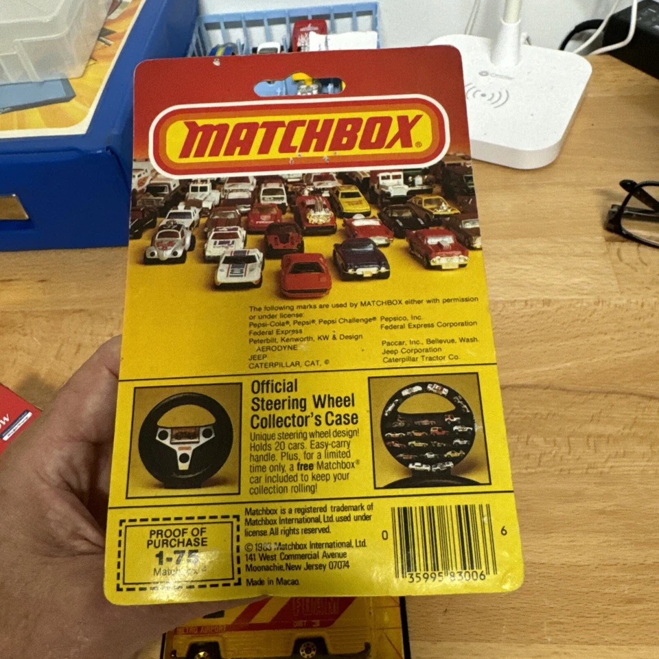 Matchbox Superfast Airport Foam Tender Lot of 2 - MB55 - Vintage 1983 Blisters - Image 4 of 4