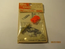 Vintage Cal-Scale Brass Parts HO Coal Pusher Standard CP-255 NOS NIP