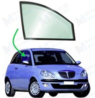 Lancia Ypsilon 2003 - 2011 Fensterscheibe Tieferlegung Vorne Seitlich Rechts
