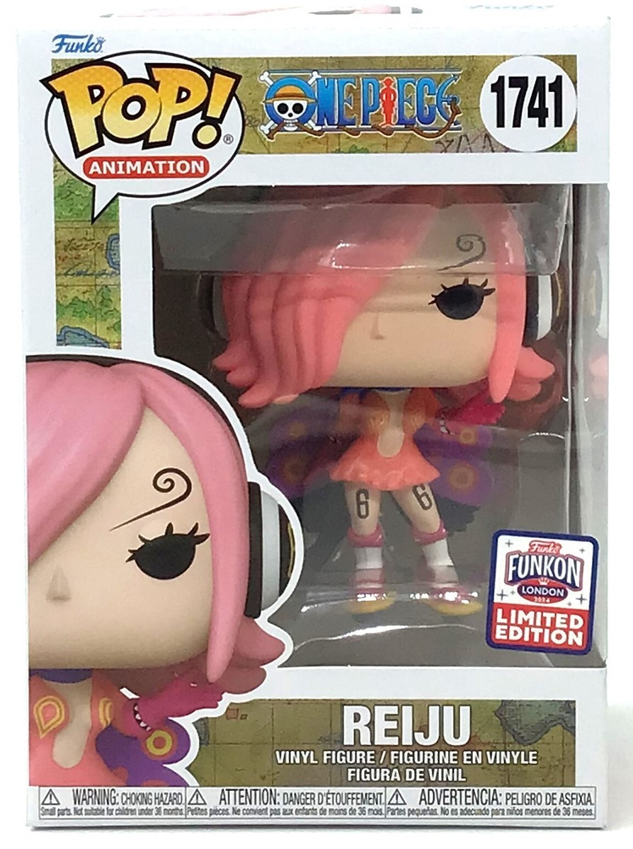 Funko Pop! One Piece Reiju #1741 Funkon London 2024 LE with Funko Pop! One Piece Reiju #1741 Funkon London 2024 LE with