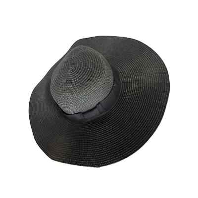 Women Floppy Sun Hat with Wide Brim—Foldable Roll-Up Straw Beach