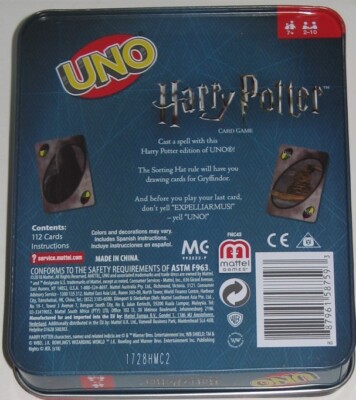 UNO: Harry Potter Card Game (Tin Box