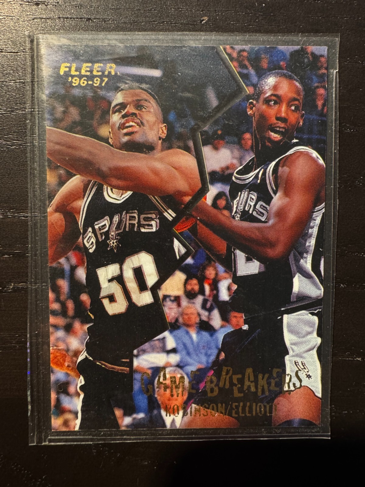 1996-1997 Fleer Game Breakers David Robinson Sean elliott #13